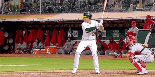Matt Olson Perfect Batting GIF