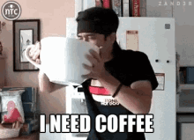 Matt Stonie Need Coffee GIF