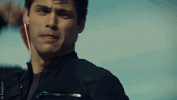 Matthew Daddario Charging Arrows GIF