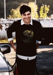 Matthew Daddario Shadow Hunters Pullover GIF