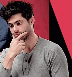 Matthew Daddario Thinking GIF