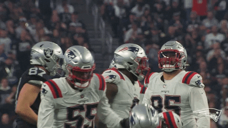 Matthew Judon Celebratory Handshake GIF