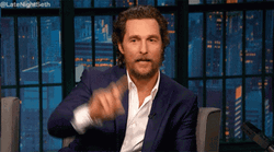 Matthew McConaughey Cool Pointing Gotcha GIF