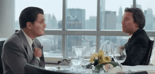 Matthew Mcconaughey Wolf Of Wall Street Altered Faces GIF