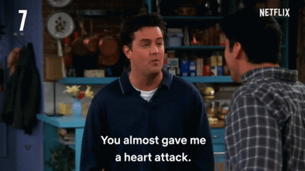 Matthew Perry Heart Attack You Almost Had It GIF
