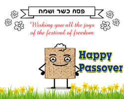 Matzo Greeting For Passover