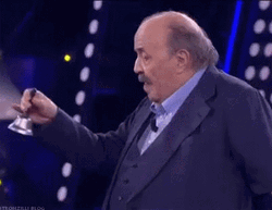 Maurizio Constanzo Ringing Bell GIF