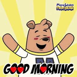 Max Bear Gives A Hug Good Morning Honey GIF