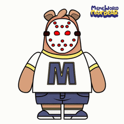 Max Bear Jason Mask Friday The 13Th Meme GIF