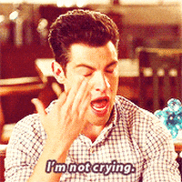 Max Greenfield Trying Not To Cry In New Girl