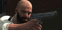Max Payne Holding Gun
