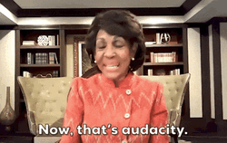 Maxine Waters Now The Audacity GIF