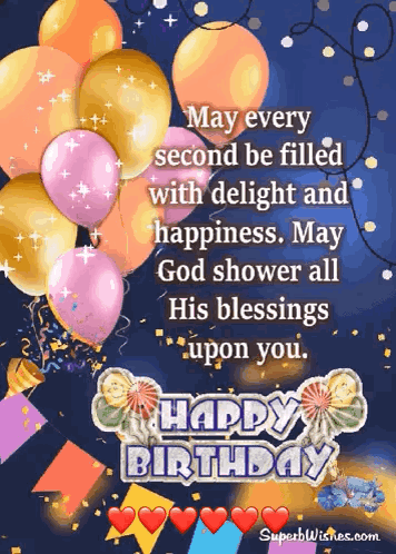 May Every Second Be Filled With Delight And Happiness . GIF