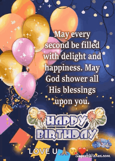 May Every Second Be Filled With Delight And Happiness . GIF