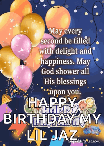 May Every Second Be Filled With Delight And Happiness May God Shower All His Blessings Upon You GIF