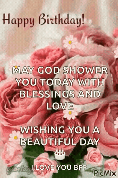 May God Shower You With Blessings And Love BFF GIF