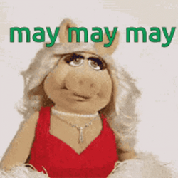 May May May Pig Puppet GIF