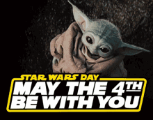 May The 4Th Be With You Baby Yoda GIF