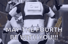 May The 4Th Be With You Dancing Twerking GIF