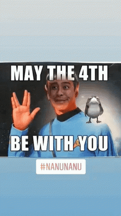 May The 4Th Be With You Poster GIF