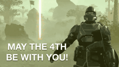 May The 4Th Be With You Written On A Picture Of A Soldier GIF
