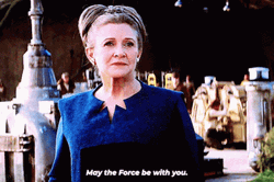  May The Force Be With You Leia Organa GIF