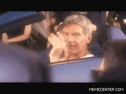 May The Force Be With You Starwars Actor Ford GIF