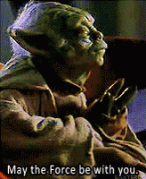  May The Force Be With You Yoda Starwars GIF
