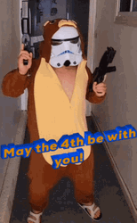 May The Fourth Be With You Funny Cosplay GIF