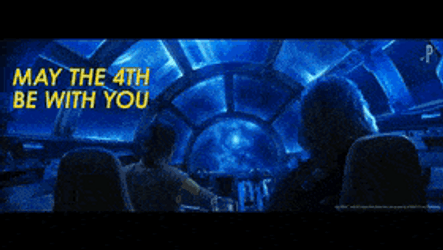 May The Fourth Be With You Millennium Falcon GIF