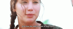 May The Odds Be In Your Favor Eating Bread GIF