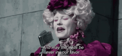 May The Odds Be In Your Favor Effie Trinket GIF