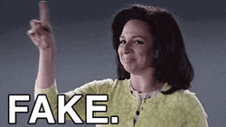Maya Rudolph Finger Wag Fake GIF