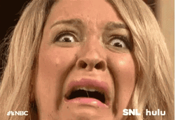 Maya Rudolph Funny Terrified Face GIF