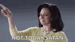 Maya Rudolph Not Today Satan GIF