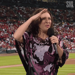 Maya Rudolph Talking In The Microphone GIF