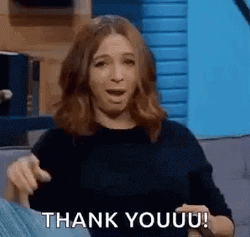 Maya Rudolph Than You Very Much Heart GIF