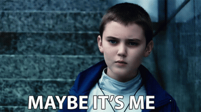 Maybe It's Me Young Boy GIF