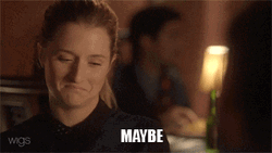 Maybe Maybe Not Grace Gummer GIF