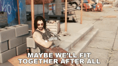 Maybe We 'Ll Fit Together After All Is Displayed On A Screen GIF