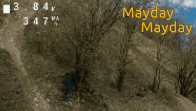 Mayday Mayday Text Below Trees GIF