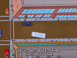 Mayor Of Ghost Town The Simpsons GIF