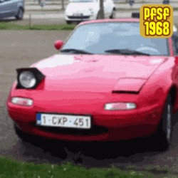 Mazda Winking Headlights Cool Cars GIF