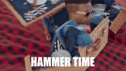 Mc Hammer Time On Skirt GIF