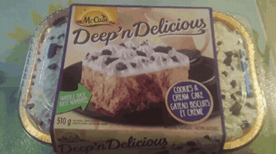 McCain Cookies & Cream Cake GIF