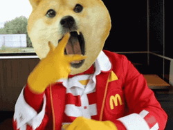 McDonald Crew Doge Meme GIF