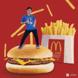 McDonald's Burger And French Fries GIF
