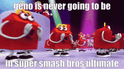 McDonald's Happy Meal Characters Dancing In Super Smash Bros Ultimate GIF