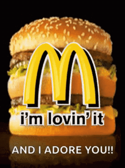 McDonald's I'm Lovin' It Advertisement GIF