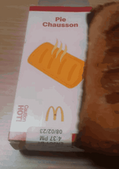 McDonald's Pie Chausson Next To Bread GIF